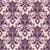 Ethereal Flowers Aubergine damask wallpaper in aubergine and blush
