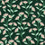 Evening Garden Forest botanical floral wallpaper in forest green and blush