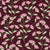 Evening Garden Oxblood botanical floral wallpaper in oxblood and blush