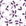 Falling Softly Plum botanical leaf wallpaper in plum and lilac