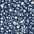 First Bloom Navy ditsy floral wallpaper in navy and cream