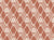 Floral Fantasia Clay diamond lattice wallpaper in clay and cream