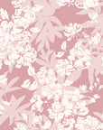 Frost Garden Veil Rose floral wallpaper in rose and cream