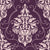 Gentlebotan Plum botanical damask wallpaper in plum and blush