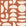 Geo Eclipse Terracotta organic shapes wallpaper in terracotta and cream