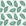 Gilded Frond Emerald leaf wallpaper in emerald and mist