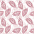 Gilded Frond Rose leaf wallpaper in rose and blush