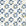 Gilt Scatter Navy floral scatter wallpaper in navy and gold