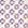 Gilt Scatter Plum floral scatter wallpaper in plum and gold