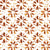 Gilt Scatter Terracotta floral scatter wallpaper in terracotta and saffron