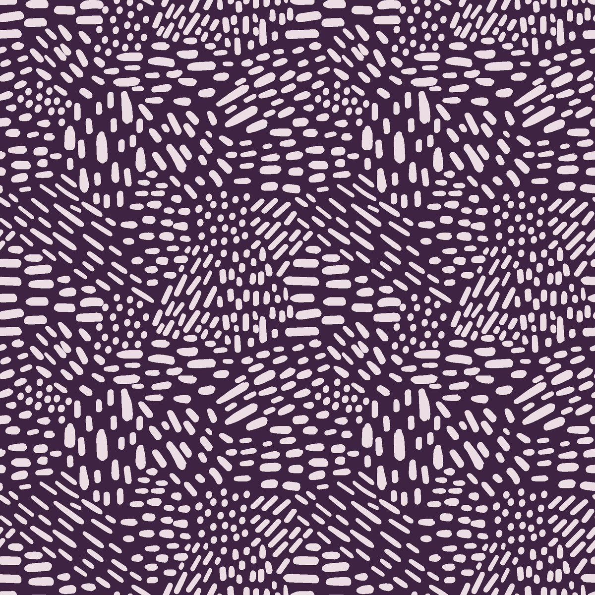 Grain Shift Aubergine minimalist dash wallpaper in aubergine and blush