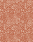 Grain Shift Terracotta minimalist dash wallpaper in terracotta and cream