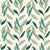 Hanging Garden Emerald botanical wallpaper in emerald and sage