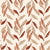 Hanging Garden Terracotta botanical wallpaper in terracotta and sand