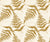 Harbor Fern Ochre fern wallpaper in ochre and cream