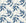 Harvest Crown Slate leafy branch wallpaper in slate blue and linen