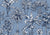 Hush & Palm Midnight palm trees wallpaper in midnight blue and mist