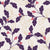 Ink & Oak Aubergine oak leaf and berry wallpaper in aubergine and rose