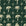 Ink & Shell Forest coastal palm and shell wallpaper in forest green and champagne
