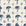 Ink & Shell Navy coastal palm and shell wallpaper in navy and ivory