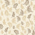 Ink & Sprig Bronze botanical sprig wallpaper in bronze and linen