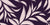 Ink Thicket Aubergine bold leaf wallpaper in aubergine and blush