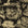 Inked Grove Gilt pastoral toile wallpaper in gold and black