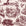 Inked Grove Oxblood pastoral toile wallpaper in oxblood and blush