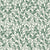Khaki Leaf Evergreen botanical leaf wallpaper in evergreen and ivory