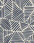 Kinetic Etch Ink hand-drawn lines wallpaper in linen and ink