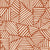 Kinetic Etch Terracotta hand-drawn lines wallpaper in terracotta and sand