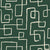 Linear Circuit Emerald minimalist line wallpaper in emerald and ivory