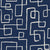 Linear Circuit Navy minimalist line wallpaper in navy and linen