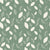 Linen & Leaf Sage leaf wallpaper in sage and cream