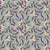 Magnolia Morning Plum magnolia bloom wallpaper in plum and pearl