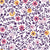Matisse Reverie Plum folk floral wallpaper in plum and berry