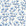 Meadow Light Cornflower meadow flower wallpaper in cornflower and ivory