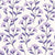 Meadow Light Lavender meadow flower wallpaper in lavender and ivory