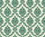 Misty Fern Romance Emerald damask wallpaper in emerald and champagne