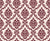 Misty Fern Romance Oxblood damask wallpaper in oxblood and blush