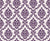 Misty Fern Romance Plum damask wallpaper in plum and pearl