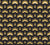 Ocean Fortress Onyx art deco scale wallpaper in onyx and gold