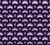 Ocean Fortress Plum art deco scale wallpaper in plum and pearl