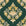 Old World Flora Evergreen floral damask wallpaper in evergreen and brass