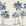 Palm Shade Navy palm grove wallpaper in navy and cream