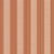 Parlor Stripe Terracotta geometric stripe wallpaper in terracotta and sand