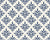 Pastel Bouquet Parade Navy botanical damask wallpaper in navy and ivory