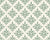 Pastel Bouquet Parade Sage botanical damask wallpaper in sage and cream