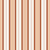 Pavilion Stripe Terracotta stripe wallpaper in terracotta and sand
