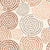 Petal Cascade Terracotta spiral rosette wallpaper in terracotta and peach